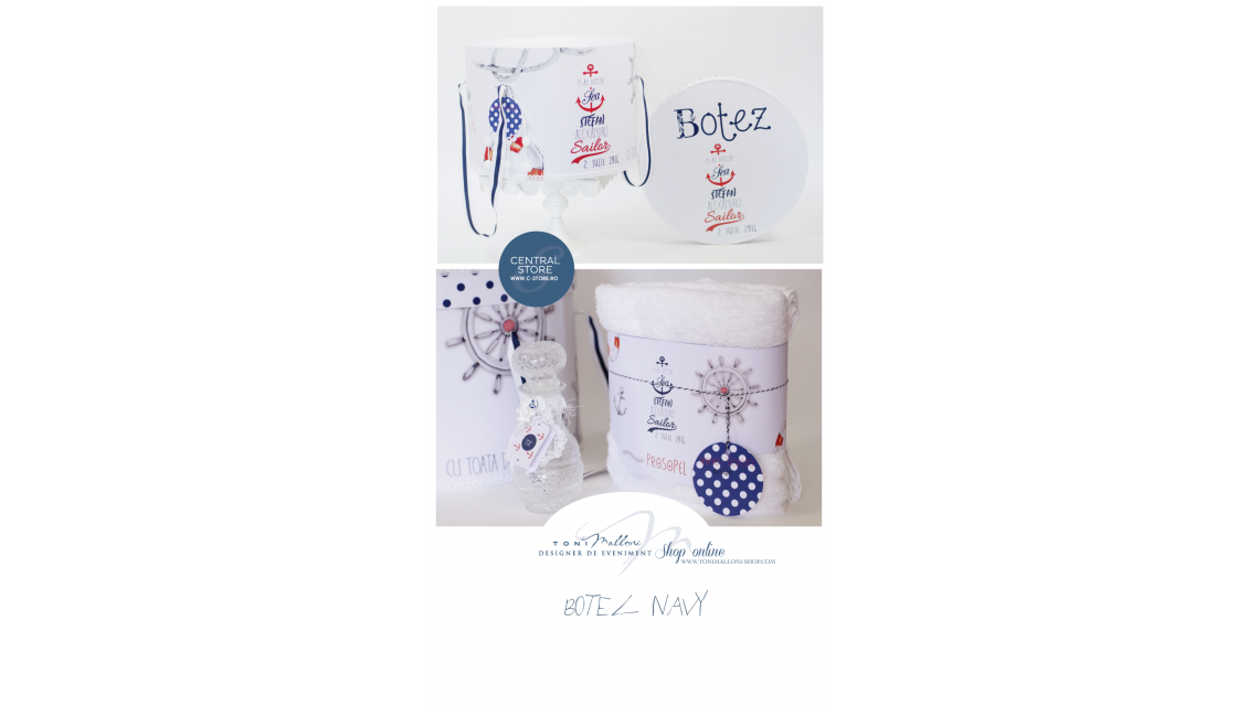 Trusou de botez cu broderie pentru baieti, The Sailor Boy 9